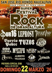 Super Festival de Rock de Gran Altura – Gran Cierre de Feria Anual