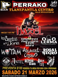 Hazel en vivo en Perrako Bar – Tlanepantla Centro