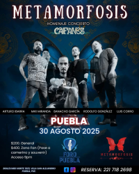  Metamorfosis – Homenaje a Caifanes en Puebla