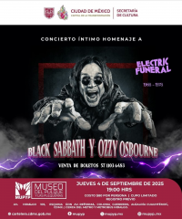Concierto Íntimo Homenaje a Black Sabbath y Ozzy Osbourne