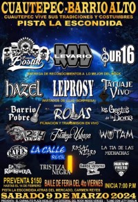 Entregas de reconocimientos de rock 