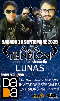 Alta Tensión presenta su videoclip “Lunas”