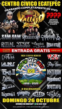 Vallejo XXIII Aniversario – Rock Mex Fest 69