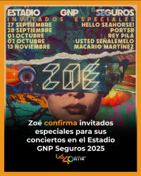 Zoé – Conciertos en el Estadio GNP Seguros 2025