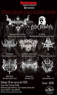 BLACK METAL FEST SALTILLO 2025 IMPERDIBLE