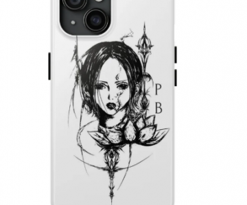 Artistic Tough Phone Case, Unique Phone Cover, Phone Protector Gift, Stylish Mobile Accessory, Custom Cell Phone Case